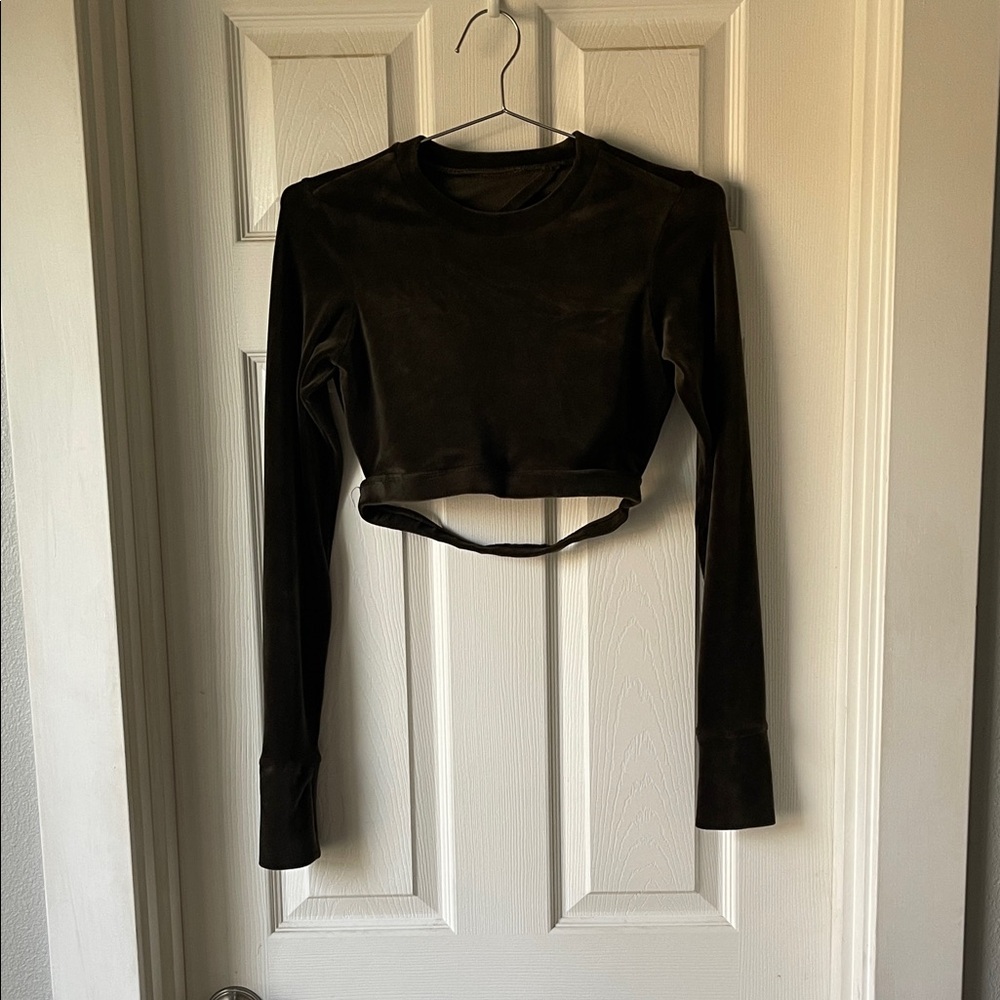 Niyama Sol Velvet Open Back Top